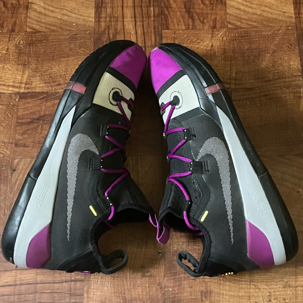 Nike KOBE AD Exodus 2018 LA LAKERS  Purple Black Mamba Grey AV3555-002 Sz 13 - Picture 8 of 16
